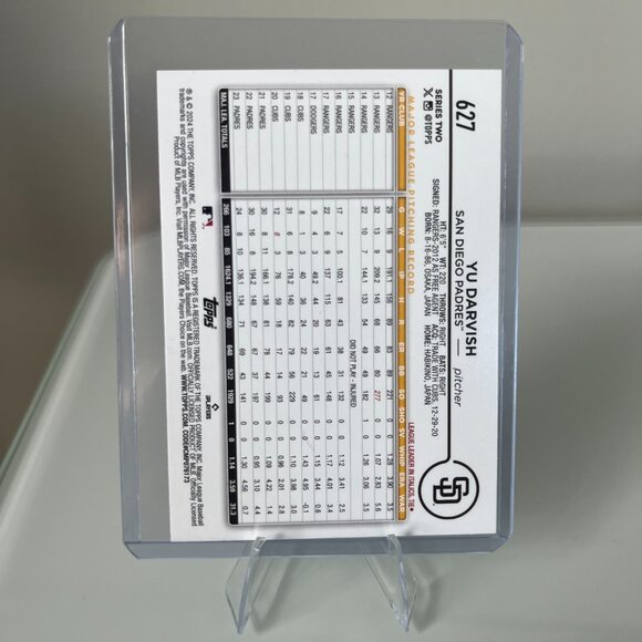 2024 Topps Series 2 - Yu Darvish Chrome #627 - Picture 2 of 2